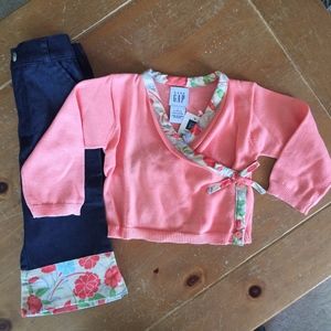 COPY - Baby Gap - Melon Colored Sweater and Jeans…